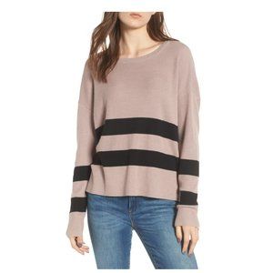 🌑 BP Varsity Stripe Sweater